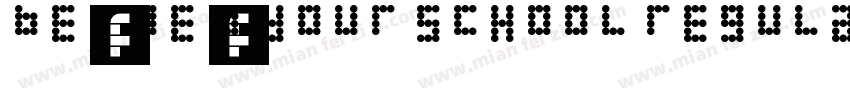 Be True To Your School Regular字体转换